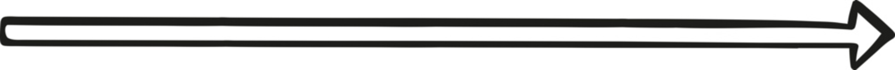 Obraz premium Straight long arrow. Vector element for design.