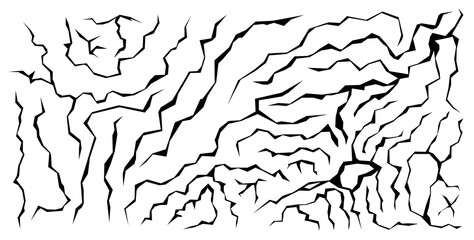 vector abstract cracks pattern