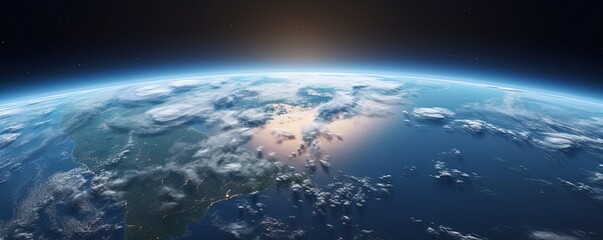 photo of earth from space