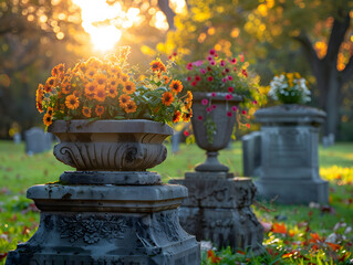 Weathered Elegance: Photographing Tombstones in Natural Light