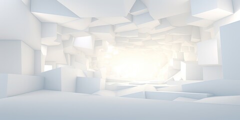 3D Light Wall Background