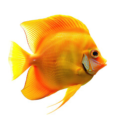 Tang fish isolated on transparent background