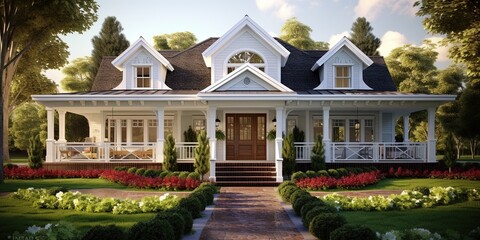 American classic home and house designs.