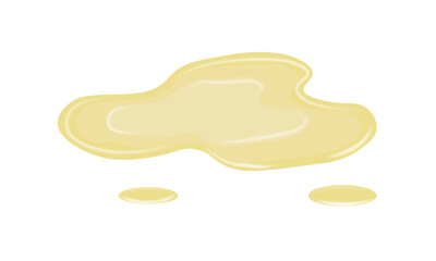 Drops of liquid honey, golden butter or melted caramel.