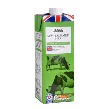 Tesco UHT Milk Carton