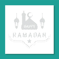 Free vector Ramadan background design