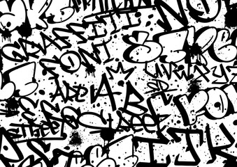 Graffiti vector background. - 751644579