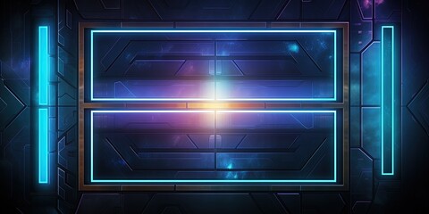 Scifi design external panels abstract. light color. illustration. darkish. Space station, spaceship, or starship Sci-fi style futuristic facility.