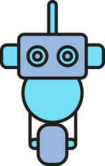 Cartoon Robot Icon