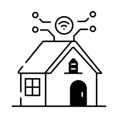 Linear Icons Depicting IoT Solutions