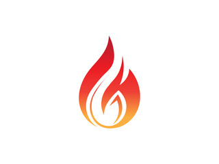 fire flame vector logo design. fire logo. flame logo design inspiration. fire flame logo icon design template element