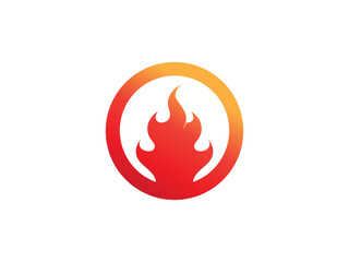 fire flame vector logo design. fire logo. flame logo design inspiration. fire flame logo icon design template element