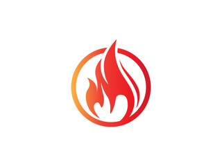 fire flame vector logo design. fire logo. flame logo design inspiration. fire flame logo icon design template element