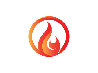 fire flame vector logo design. fire logo. flame logo design inspiration. fire flame logo icon design template element