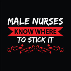 male nurses know where to stick it