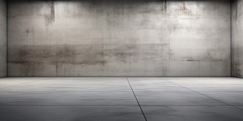A concrete room with walls and floor. Concrete wall and floor abstract background. - obrazy, fototapety, plakaty