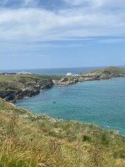 view of the coast in Newquay 