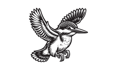 Kingfisher, kingfisher flying, kingfisher wings, kingfisher logo design 