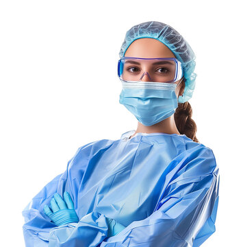 Nurse Isolated on Transparent Background
