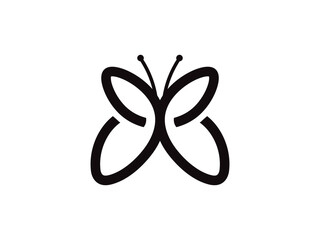 butterfly logo design vector inspiration. butterfly vector logo