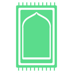 Flat Eid Mubarak Icons Element Illustration