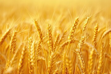 golden wheat field in summer