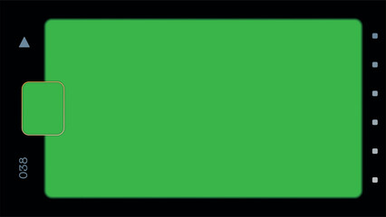 Vector Super 8 Film Strip Illustration film from an old camera with overlay mode. Vector template.