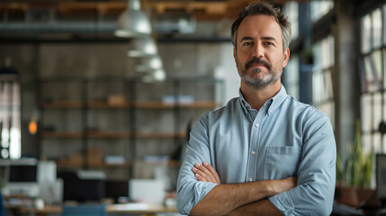 Portrait of successful business man