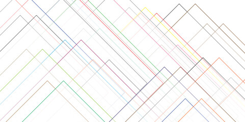Abstract Multicolor Stripes Line background design with layers of Geometric shapes connection of lines .vector futuristic digital landscape with lines. Futuristic geometric shape realistic lines