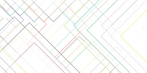 Abstract Multicolor Stripes Line background design with layers of Geometric shapes connection of lines .vector futuristic digital landscape with lines. Futuristic geometric shape realistic lines