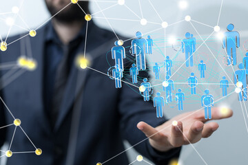 social network and leadership as concept.You need resource