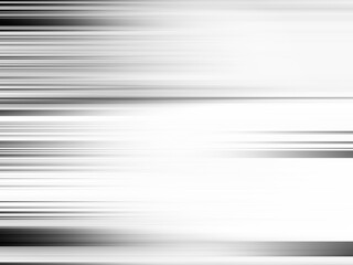 Fototapeta premium Black and white stripe abstract background. Motion effect. Grayscale fiber texture backdrop and banner. Monochrome gradient pattern and textured wallpaper.