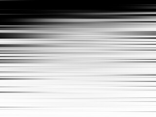 Black and white stripe abstract background. Motion effect. Grayscale fiber texture backdrop and banner. Monochrome gradient pattern and textured wallpaper.