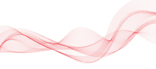 Abstract wave element for design. Digital frequency track equalizer. Stylized line art background. Vector illustration.	
