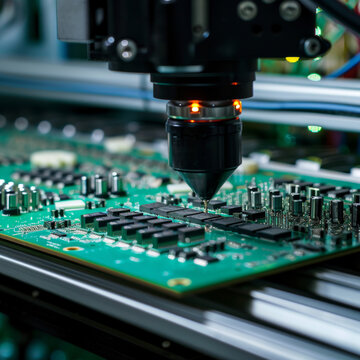 Assembly of printed circuit boards. Automated production.