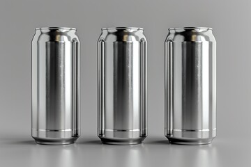 16 oz. / 500ml Aluminium Beer / Soda / Energy Drink Can Mockup - One Can. 3D Illustration