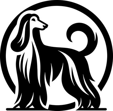 recommend clip art:  Afghan Hound icon 