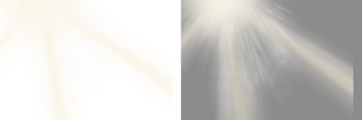 Natural sun light effects,  sunlight on transparent background, sun lens, sun rays, sunlight rays, png	