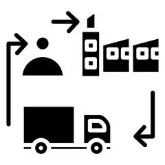 Supply Chain Icon