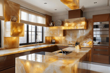 Honey Onyx Kitchen. Generative AI