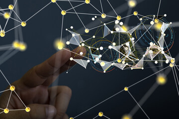 network digital interface in hand