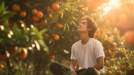  Contemplation in the Orange Grove © Yannik