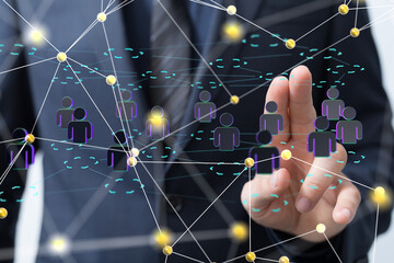 social network and leadership as concept.You need resource