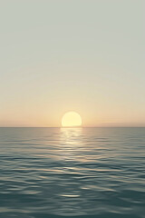 Tranquil Ocean Sunrise
