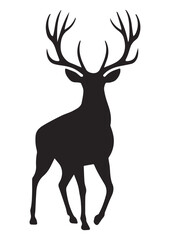 deer silhouette vector