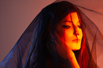 portrait of a woman in a dress