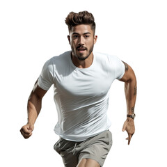 Fototapeta premium person, handsome, guy, muscular, fitness, model, people, sport, strong, boy, body, fit, men, athlete, smile, one, beauty, studio, fashion, muscles, healthy, casual, athletic, muscle, confident