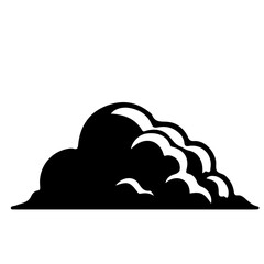 Cloud vector graphic design