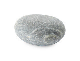 One light grey stone isolated on white