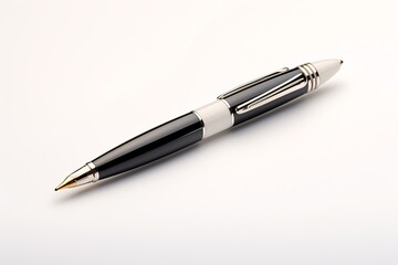 a black and white pen